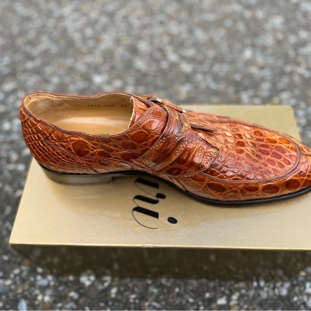 Unworn Mens Mauri Mens Crocodile Shoes